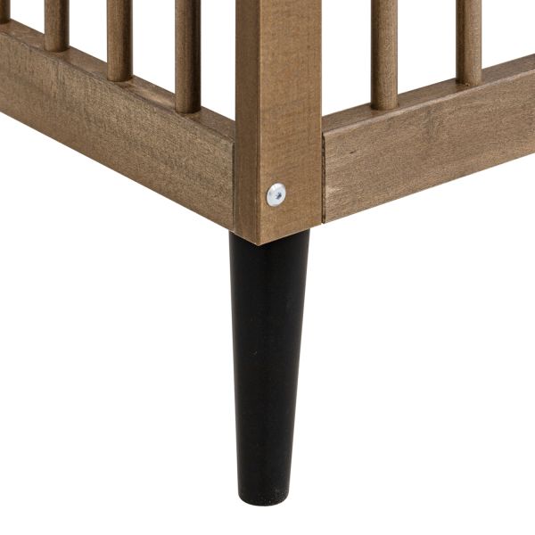 Bopita Zara Ledikant 60x120 cm - Walnoot