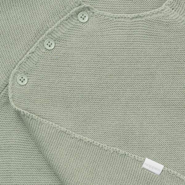 Noppies Pino Gebreid Overslagvest - Maat 50 - Iceberg Green Noppies Pino Gebreid Overslagvest - Maat 50 - Iceberg Green