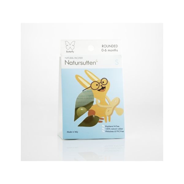 Natursutten Fopspeen Vlinder Kers 0-6mnd Natursutten Fopspeen Vlinder Kers 0-6mnd