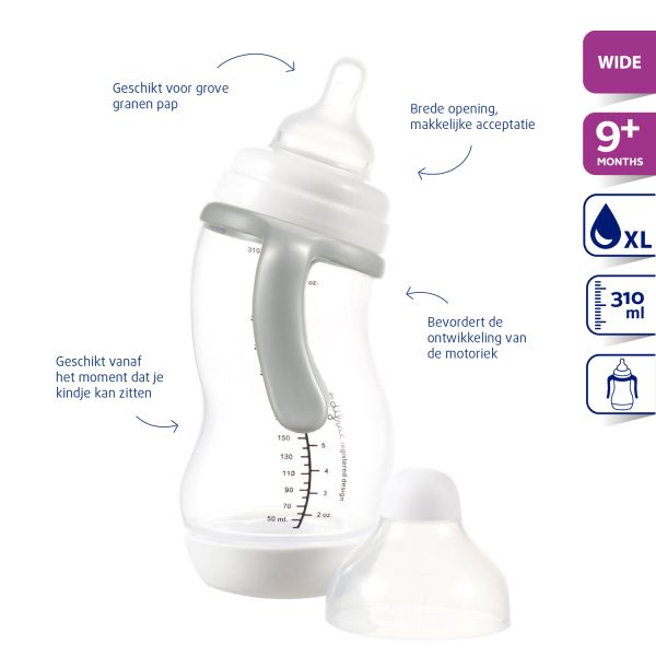 Difrax S-Fles Papfles XL 310ml Difrax S-Fles Papfles XL 310ml