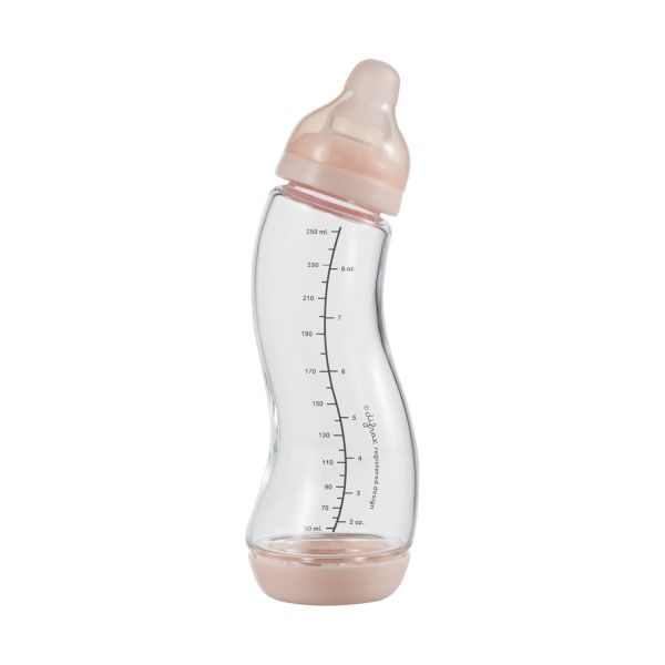 Difrax S-Fles Glas Smal 250ml Blossom Difrax S-Fles Glas Smal 250ml Blossom