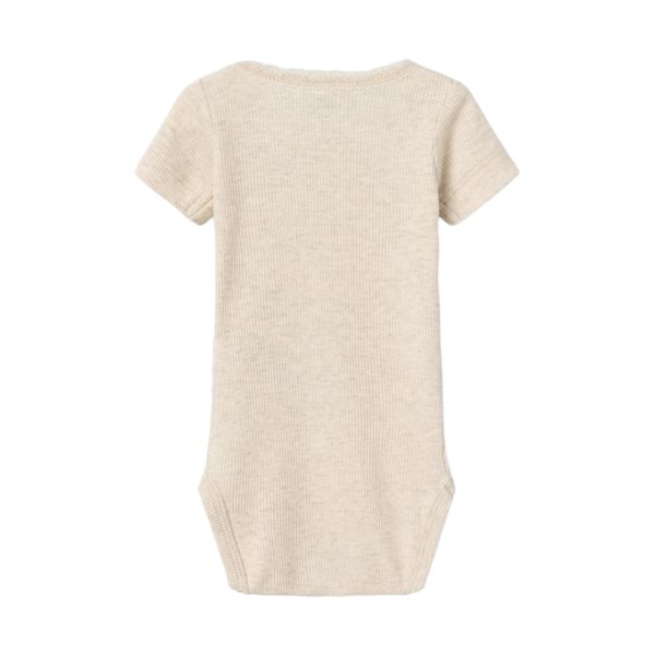 Name It Romper Kab Lace Korte Mouw Peyote Melange maat 68