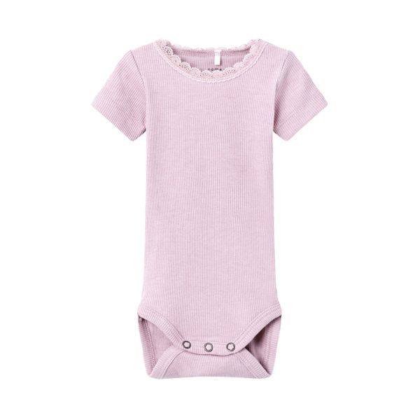 Name It Romper Kab Lace Korte Mouw Parfait Pink 62 Name It Romper Kab Lace Korte Mouw Parfait Pink 62
