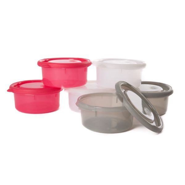 Bo Jungle B-Bowl 300ml Roze/Wit/Grijs (6Stuks) Bo Jungle B-Bowl 300ml Roze/Wit/Grijs (6Stuks)