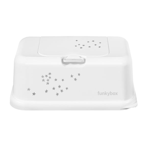 Funkybox White Little Stars