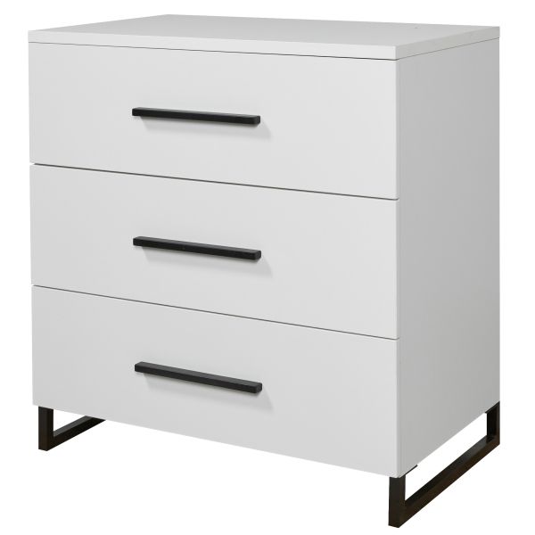 TWF Ledikant 60 x 120 - Commode 3 Laden - Hanglegkast 2 Deuren/1 Lade Torino