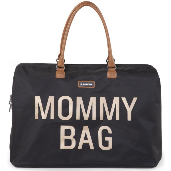 Childhome Mommy Bag Groot Black Gold
