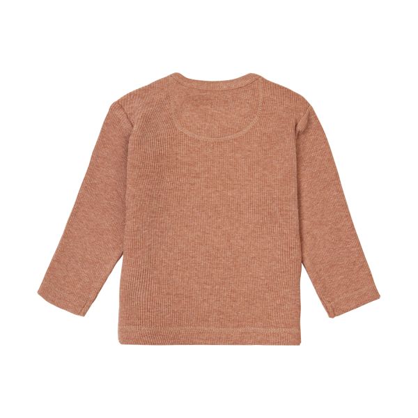 Noppies T-Shirt Rib Natal Cafe Au Lait Melange 62 Noppies T-Shirt Rib Natal Cafe Au Lait Melange 62