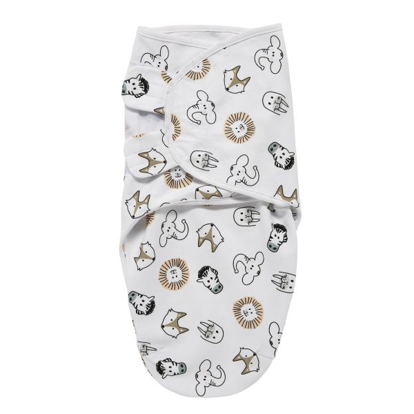 SwaddleMeyco 2-Pack Animal/Uni Wit0-3 Maanden
