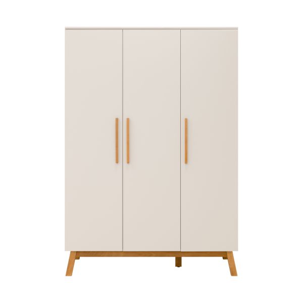 Bopita Kaleo Kledingkast 3-Deurskast - Rose Wood