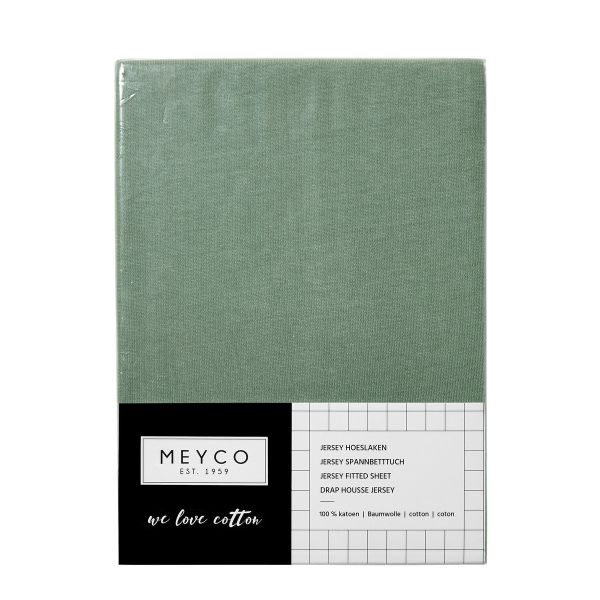 Meyco Wieghoeslaken Jersey Forest Green <br/ >40 x 80/90 cm