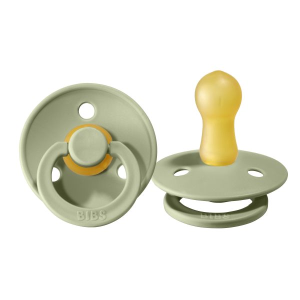 BiBs Fopspeen - Rond - 6-18 Mnd - Sage BiBs Fopspeen - Rond - 6-18 Mnd - Sage