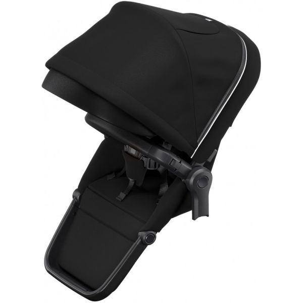 Thule Sleek Sibling Seat Midnight Black On Black Thule Sleek Sibling Seat Midnight Black On Black