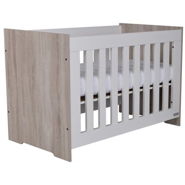 Interbaby Ledikant 60 x 120 - Commode 1 deur 3 vakken - Hanglegkast Rock