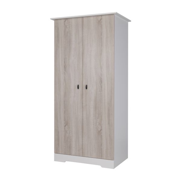 Interbaby Ledikant 60 x 120 - Commode 1 deur 3 vakken - Hanglegkast Rock