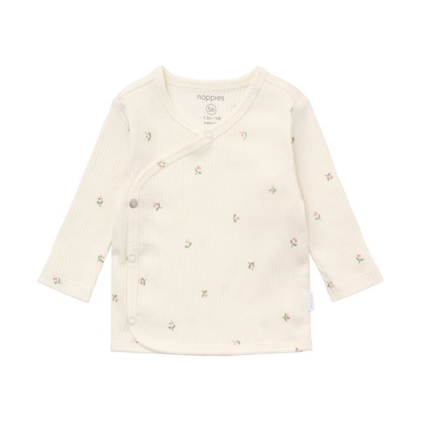 Noppies Overslagshirt Print Lange Mouw - Maat 44 - Egret