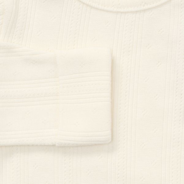 Noppies Shirt Lange Mouw - Maat 50 - Egret Noppies Shirt Lange Mouw - Maat 50 - Egret