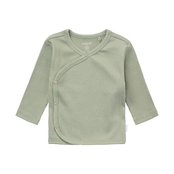 Noppies Overslagshirt Lange Mouw - Maat 44 - Iceberg Green 