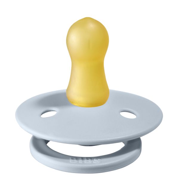 BiBs Fopspeen - Rond - 0-6 Mnd - Baby Blue BiBs Fopspeen - Rond - 0-6 Mnd - Baby Blue