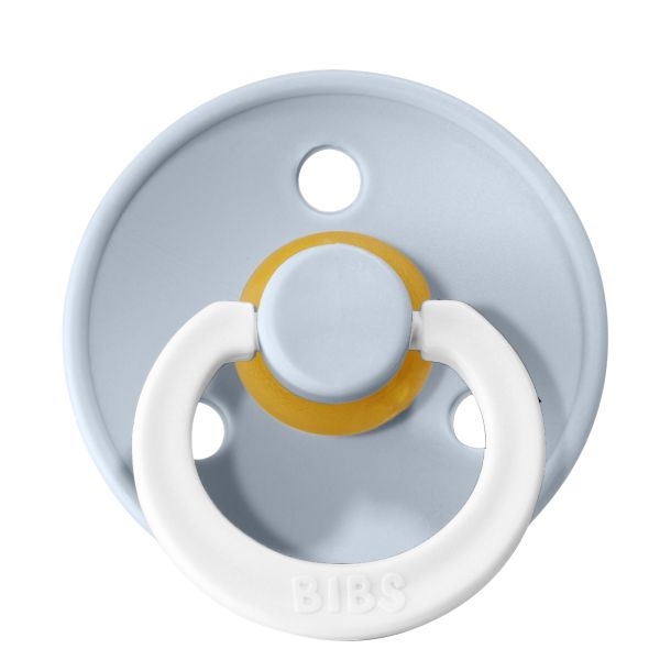 BiBs Glow In The Dark Fopspeen - Rond - 6-18 Mnd - Baby Blue BiBs Glow In The Dark Fopspeen - Rond - 6-18 Mnd - Baby Blue