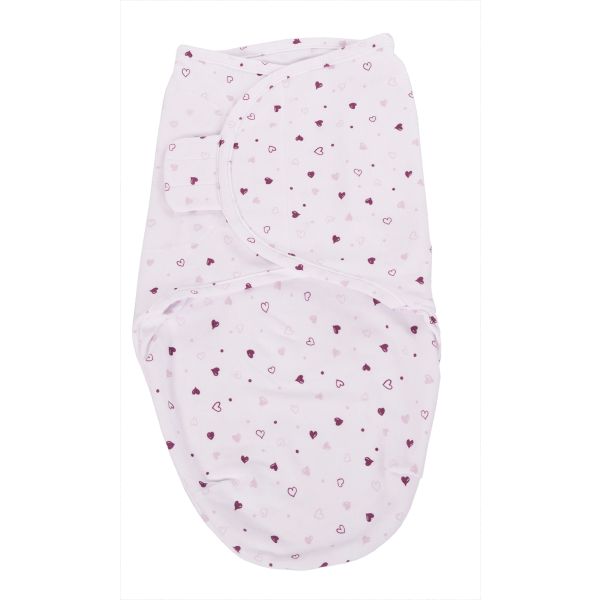 Bo Jungle Baby Wrap Lovely Hearts Small