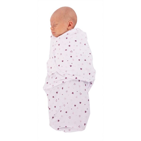 Bo Jungle Baby Wrap Lovely Hearts Small