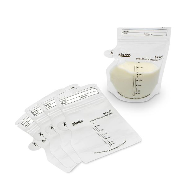 Alecto Moedermelk Bewaarzakjes 220ml-100stks BF100