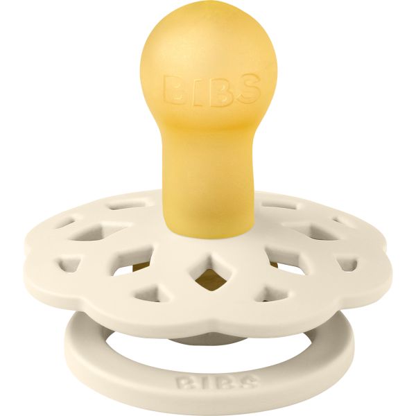 Bibs Fopspeen Boheme Round 0-6mnd Ivory