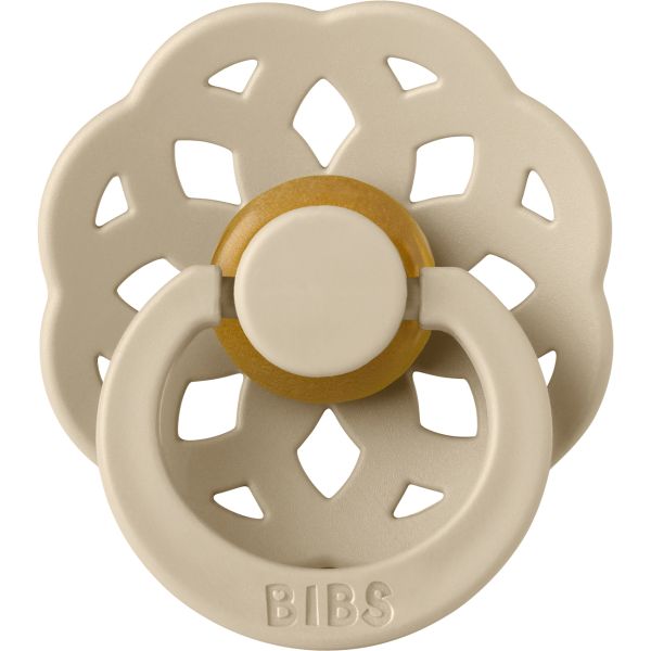 Bibs Fopspeen Boheme Round 6-18mnd Vanilla