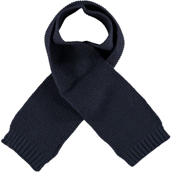 Sarlini Sjaal Knit Uni Navy 0-6 maanden