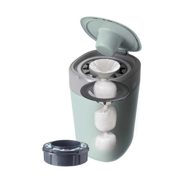 Tommee Tippee Sangenic Luieremmer Twist&Click Incl. 1 Navulling - Green