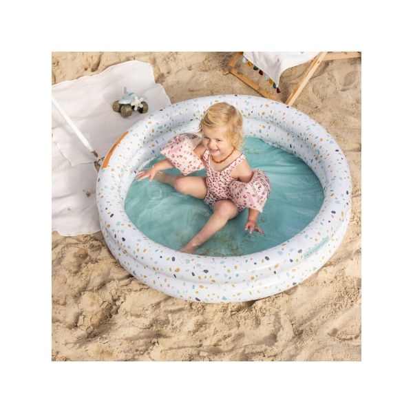 Swim Essentials Exclusive Zwembad - 100 cm - Terazzo White