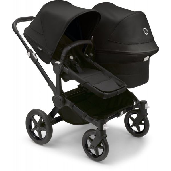 Bugaboo Donkey 5 Duo Complete Black/Midnight Black-Midnight Black Bugaboo Donkey 5 Duo Complete Black/Midnight Black-Midnight Black