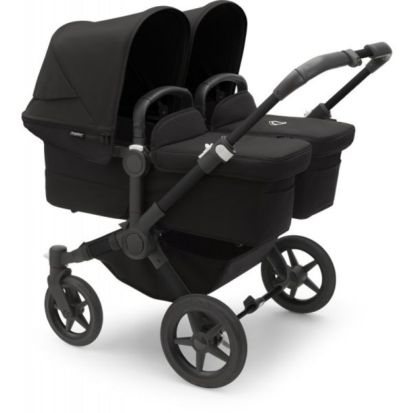 Bugaboo Donkey 5 Twin Complete Black/Midnight Black-Midnight Black Bugaboo Donkey 5 Twin Complete Black/Midnight Black-Midnight Black
