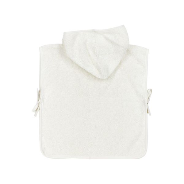 Meyco Basic Badponcho - Badstof - 1-3 jaar - Offwhite