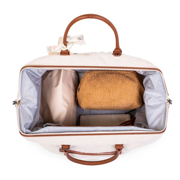 Childhome Mommy Bag Groot Teddy Offwhite Childhome Mommy Bag Groot Teddy Offwhite