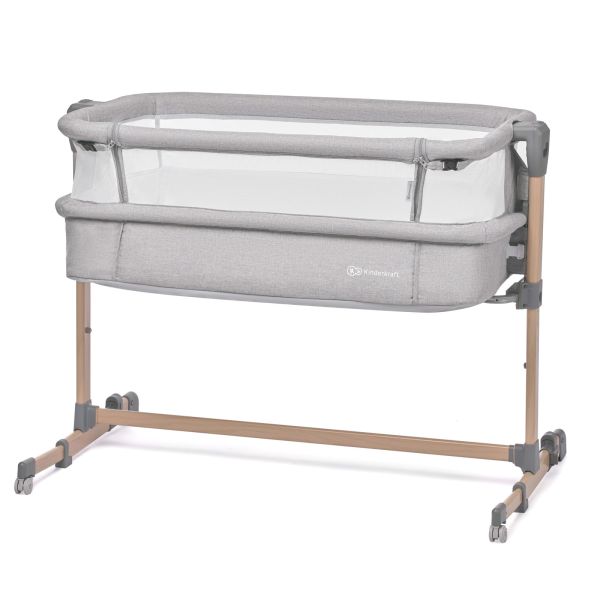 Kinderkraft Wieg Neste Air Grey Wood