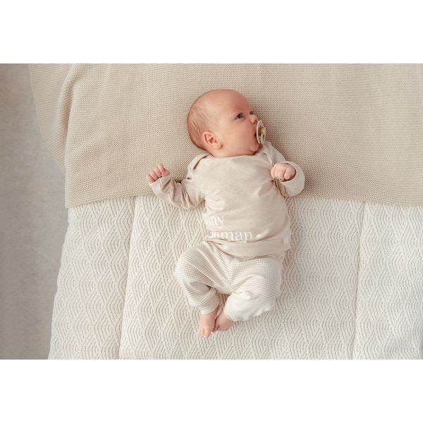 BESS T-Shirt Melange Sand maat 50