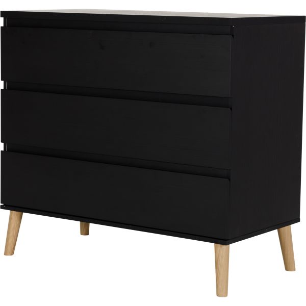 Commode 3 Laden Beach Island Black