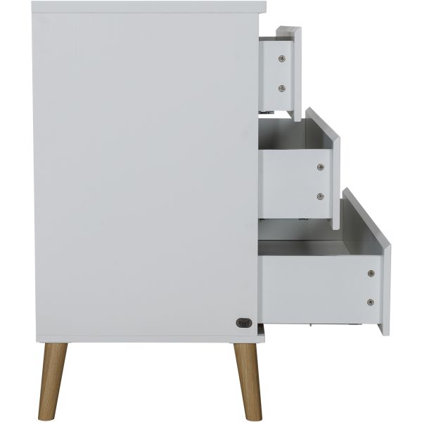 Commode 3 Laden Beach Island White