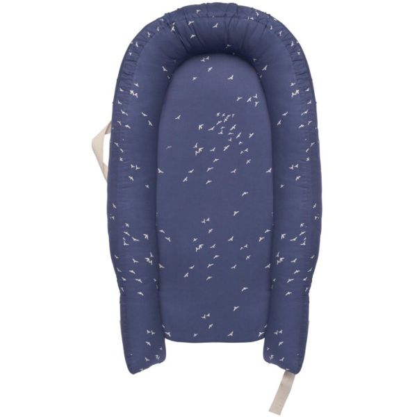 Voksi Babynest Premium Mesh Poppy Blue Flying Voksi Babynest Premium Mesh Poppy Blue Flying