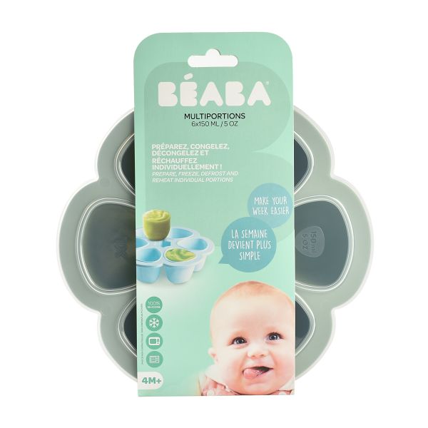 Béaba Multi Portion 6x150ml Groen Béaba Multi Portion 6x150ml Groen
