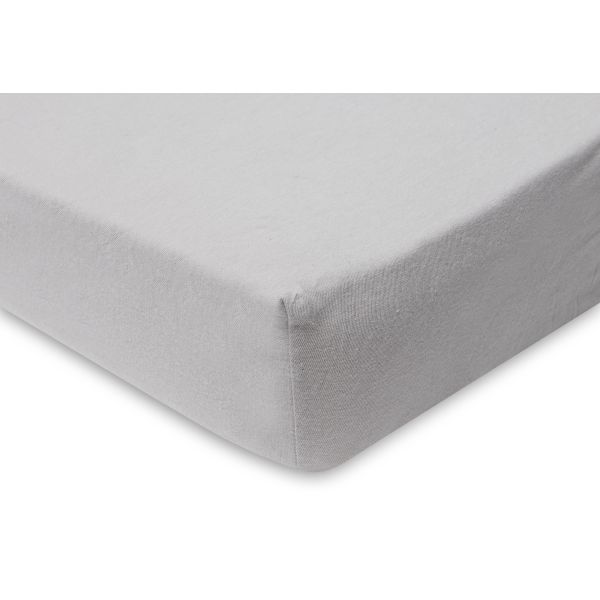 Jollein Ledikanthoeslaken Jersey 60 x 120 cm Soft Grey/Storm Grey 2-pack Jollein Ledikanthoeslaken Jersey 60 x 120 cm Soft Grey/Storm Grey 2-pack