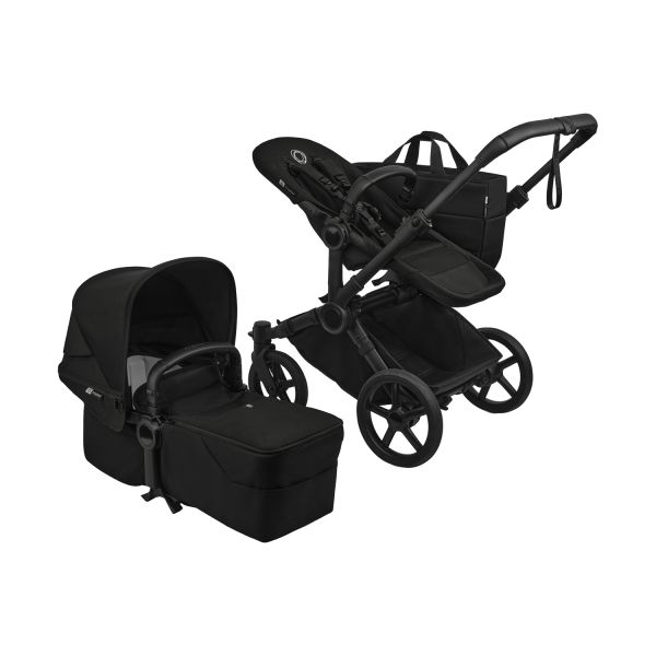 Bugaboo Donkey 6 Twin Ultieme Newborn Bundel - Black/Heritage Black