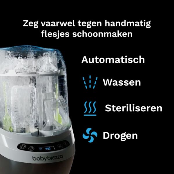 Baby Brezza Bottle Washer Pro - Black / White