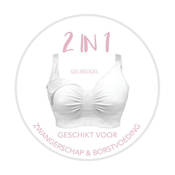 Carriwell Voedingsbeha Carri-Gelbeugel  Wit L