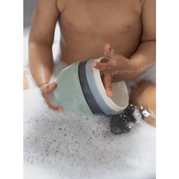 Bibs Wobbly Tower Pastel Rainbow