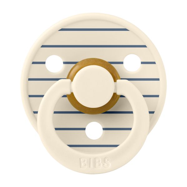 Bibs Fopspeen Latex Studio Pin Ivory Steel Blue Mix Size 2 (2-Pack) Bibs Fopspeen Latex Studio Pin Ivory Steel Blue Mix Size 2 (2-Pack)