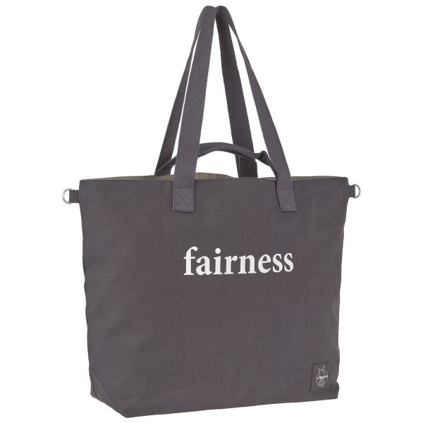 Lässig Cotton Statement Shopper - Anthracite Lässig Cotton Statement Shopper - Anthracite