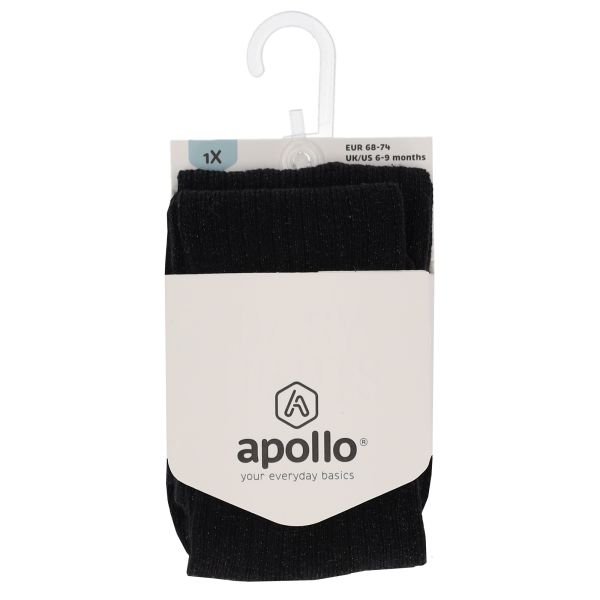 Apollo Maillot Lurex Black / Silver maat 56/62 Apollo Maillot Lurex Black / Silver maat 56/62
